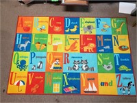 71.4x48" Children's Alphabet Activity Rug