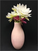 (18in) Pink Vase with Fake Flowers