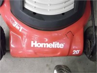 Homelite 12 AMP 20" Deck Elec Lawn Mower