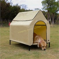 AmazonBasics Elevated Portable Pet House Medium