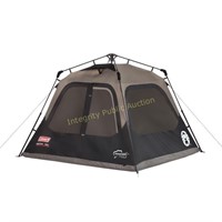 Coleman 4 Person Instant Cabin Tent Brown