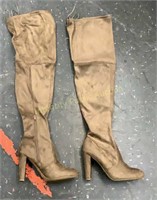 Over the Knee Boots Taupe Size 7.5