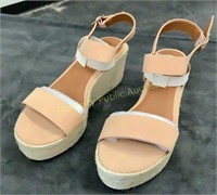 Nude Wedges Size 9