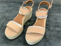 Nude Wedges Size 8