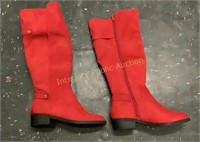Red Boots Size 5 1/2