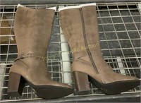 Brown Over the Calf Boots Size 5 1/2