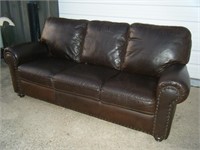 Comfy leather sofa