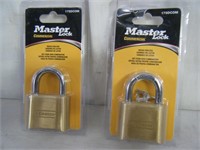 2 count brand new heavy duty combination locks