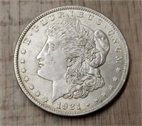 1921-P Morgan Dollar: AU