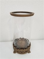 Victorian Style Decorative Candle Glass Vase.