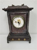 Small Wood Battery Operated Clock