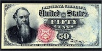 1866 50 Cent U. S. Fractional Currency