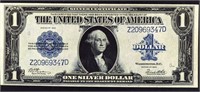 1923 $1 U S Silver Certificate