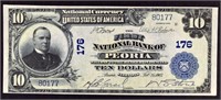 1903 $10 National Currency Peoria National Bank