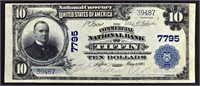 1905 $10 Tiffin Ohio National Currency