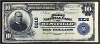 1906 $10 Westfield Illinois National Currency