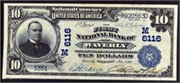 1902 $10 Waverly Illinois National Currency