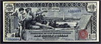 1896 $1 Educational Silver Certificate Note