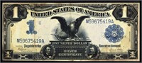 1899 $1 Black Eagle Silver Certificate Note