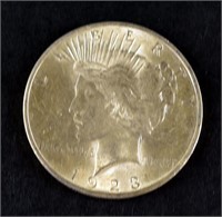1923 $1 Peace Silver Dollar
