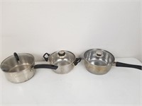 3-Different Size Stainless Pots