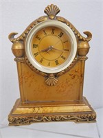 Gold Colored Table Quartz Clock