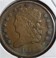 1832 Classic Head Half Cent