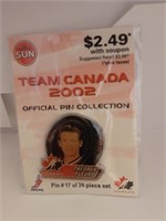 Theoren Fleury Team Canada 2002 Pin Toronto Sun