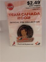 Scott Niedermayer Team Canada 2002 Pin Toronto Sun