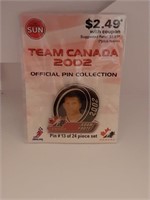 Adam Foote Team Canada 2002 Pin Toronto Sun