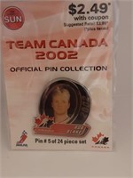 Rob Blake Team Canada 2002 Pin Toronto Sun