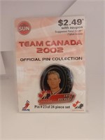 Eric Brewer Team Canada 2002 Pin Toronto Sun