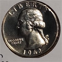 1962 Washington Quarter Proof