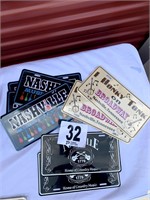 (8) New Nashville Themed License Plates