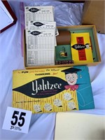 1956 Antique Yahtzee Games (Excellent)