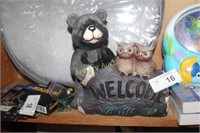 BEAR WELCOME SIGN