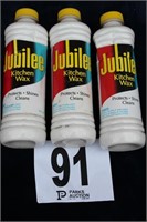(3) New Bottles of Jubilee Liquid Wax