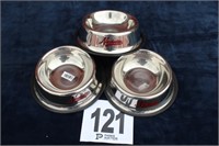 (3) Piece Stainless Steel Dog Dishes