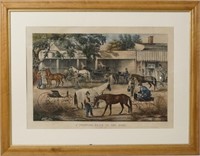 Thomas Worth (1834-1917) Currier & Ives Lithograph
