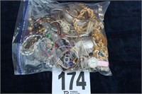 5 lb. (30) Piece Mixed Bag of Jewelry (Good