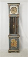 Handpainted Antique Swedish Tall Clock