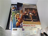 Vintage Snap-on, Napa, Acme Girls Garage Calendars