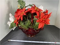 Flower Center Piece with Glass Base