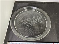 Glass Coca Cola Serving Plate