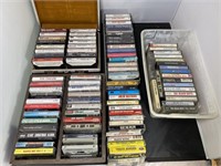 Large Mixed Genre Cassette tapes Lot