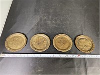 Small Metal Tennessee Brass Trays