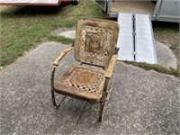 Vintage 1950's Metal Rocking Chair