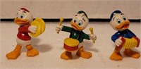 Disney Donald Duck Nephews Figurine (3X)