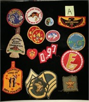 21 Boy Scout & Military patches