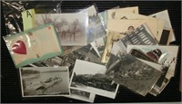 lot A misc. vintage post cards with several